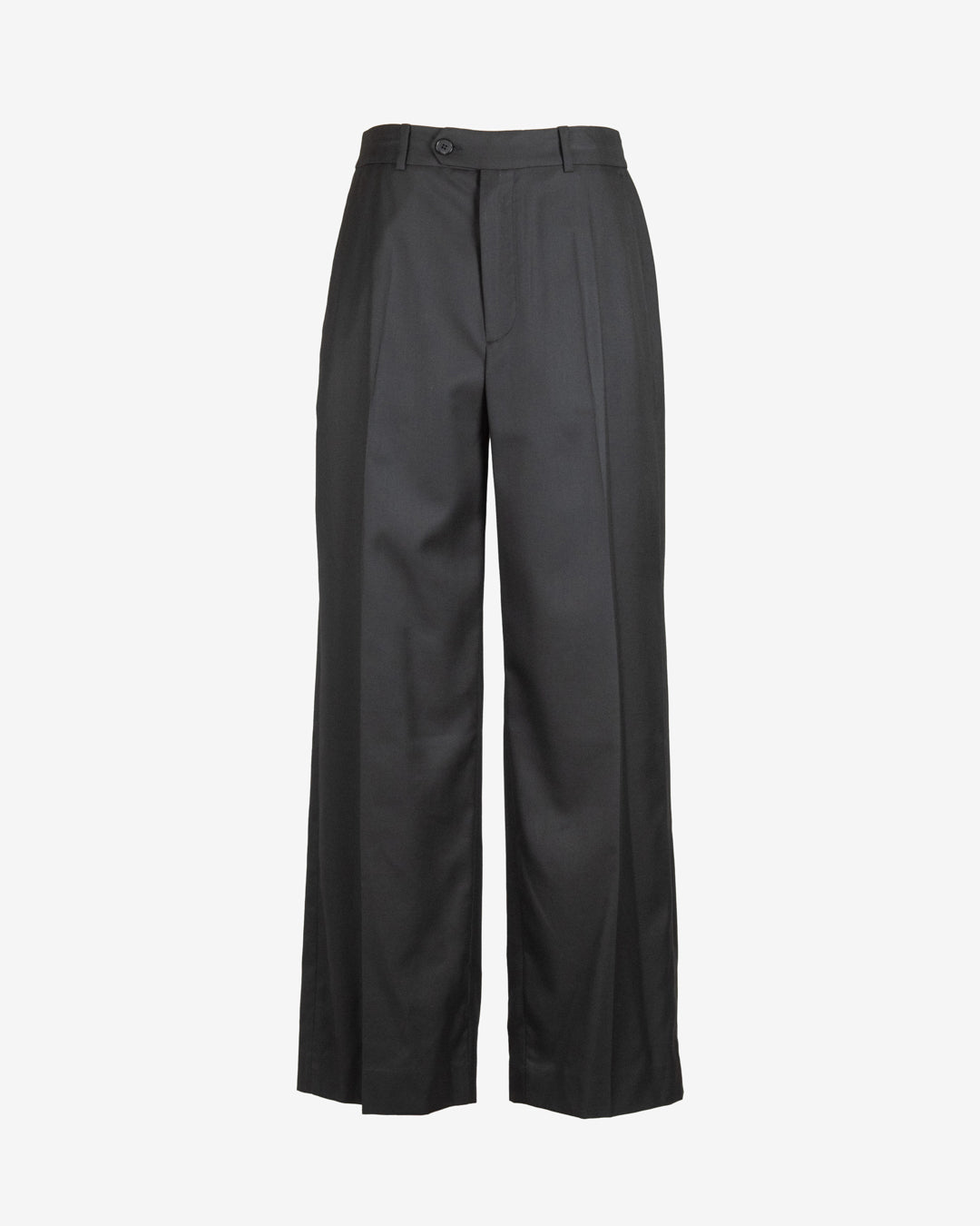 Pantalone in viscosa a palazzo con pence singola
