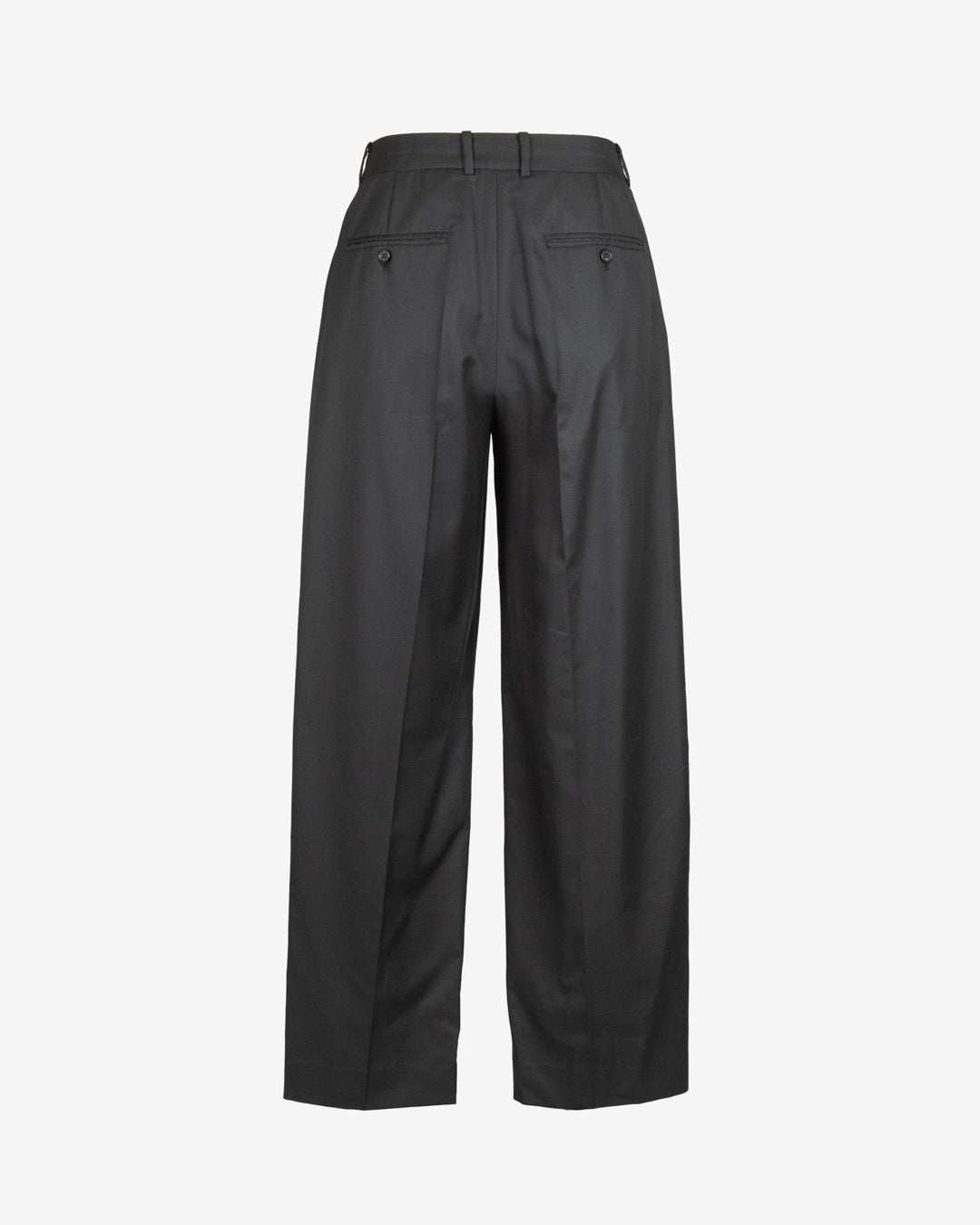 Pantalone in viscosa a palazzo con pence singola