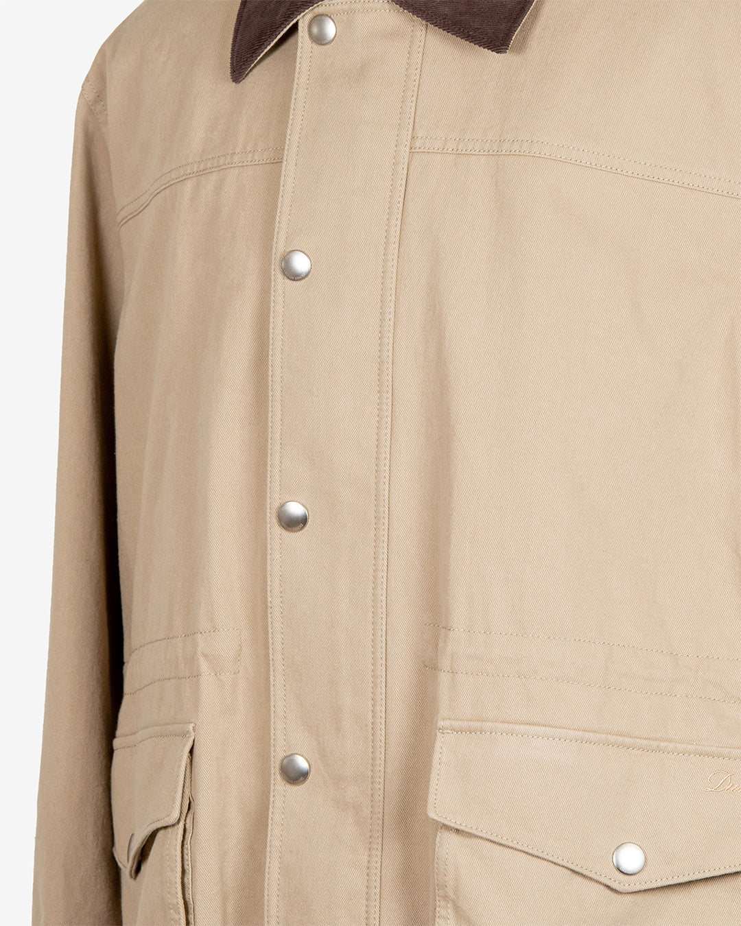 Giacca in cotone beige