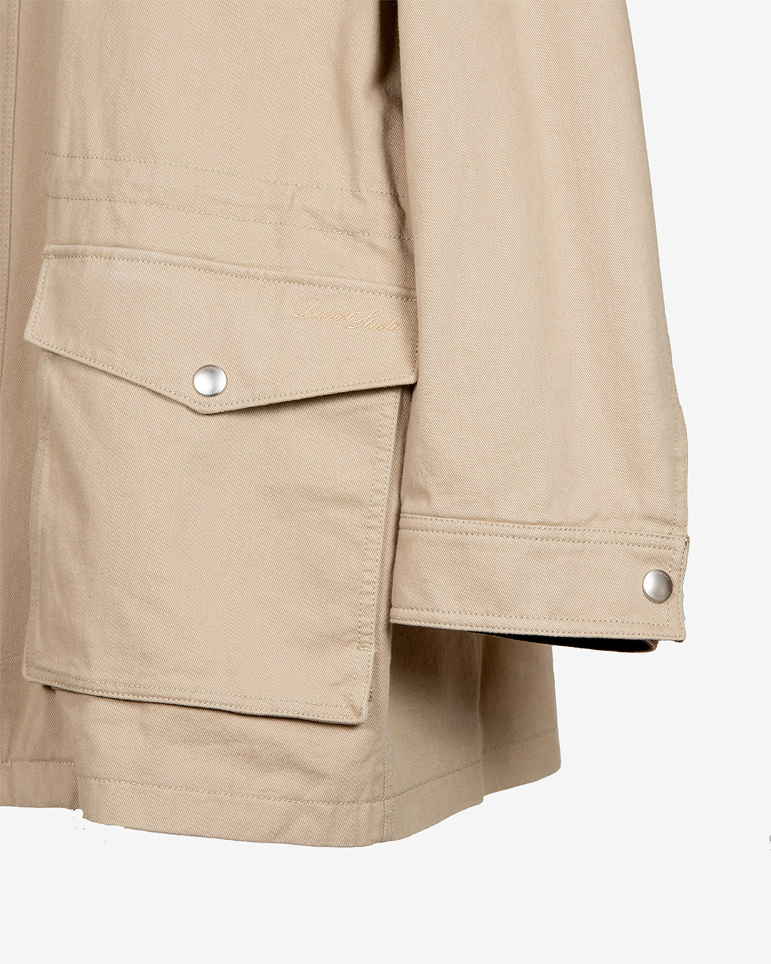 Giacca in cotone beige
