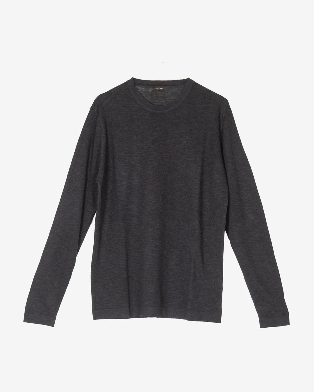 T-shirt a manica lunga in lino