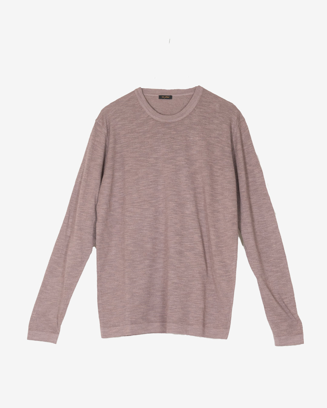 T-shirt a manica lunga in lino