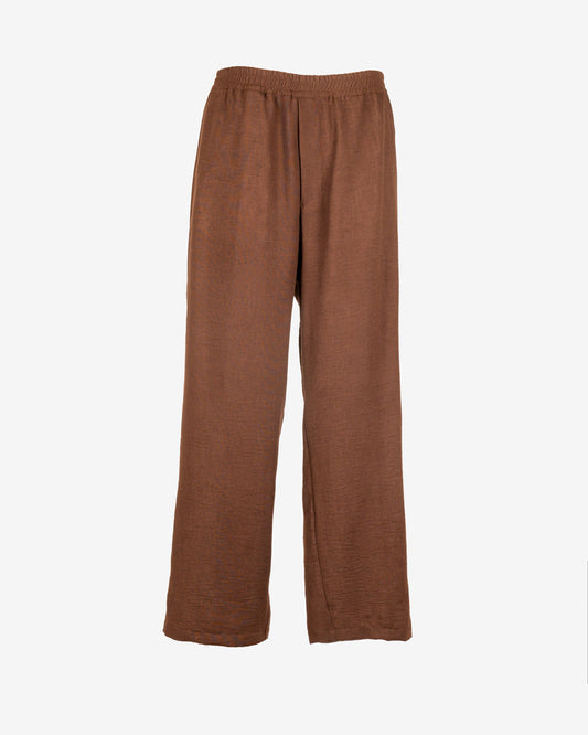 Pantalone morbido in poliviscosa con coulisse