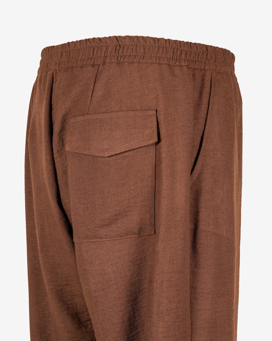 Pantalone morbido in poliviscosa con coulisse