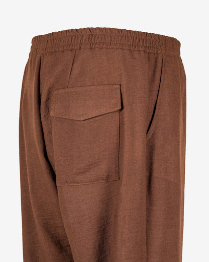 Pantalone morbido in poliviscosa con coulisse