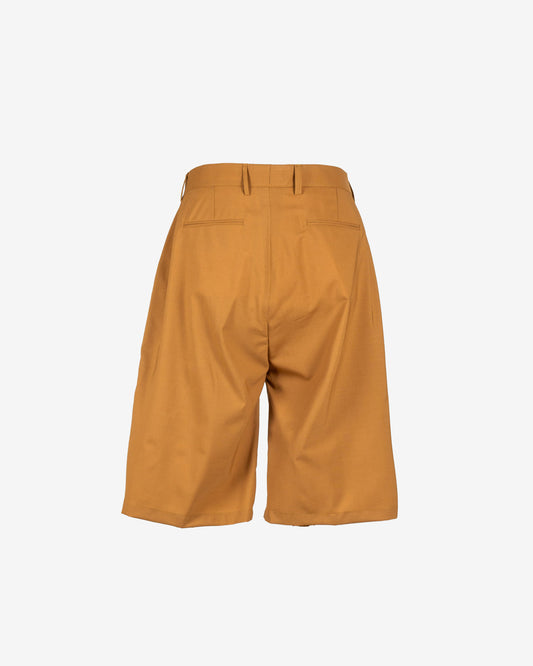 Bermuda oversize in fresco lana Marzotto