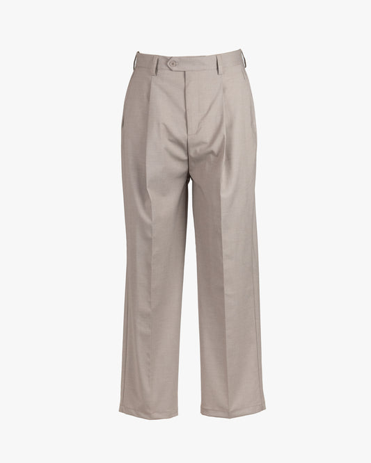 Pantalone in poliviscosa palazzo doppia pence