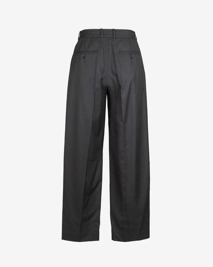 Pantalone in viscosa a palazzo con pence singola