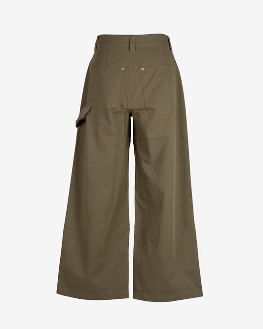 Pantalone double knee in cotone