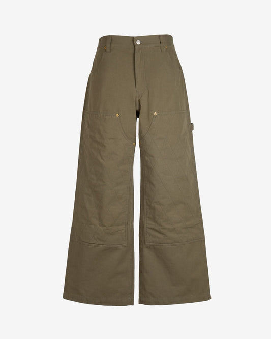 Pantalone double knee in cotone