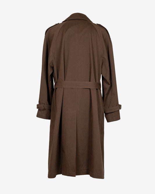 Trench in cotone