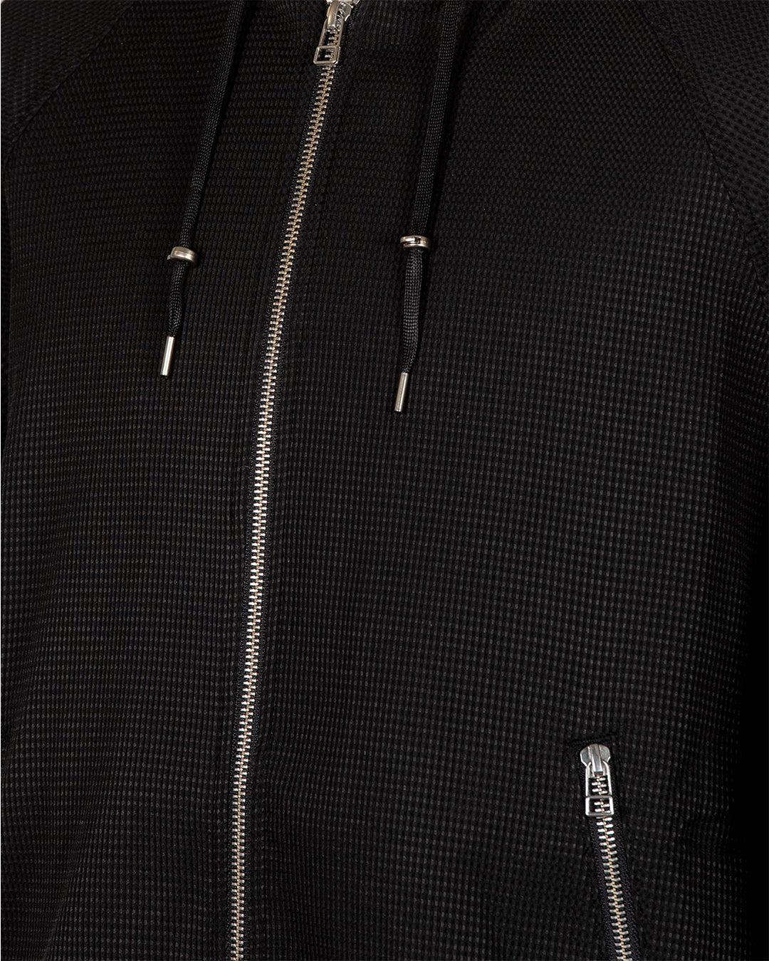 Felpa foderata in ripstop con zip