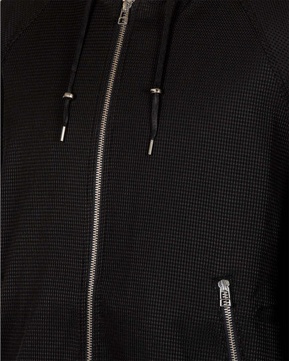 Felpa foderata in ripstop con zip
