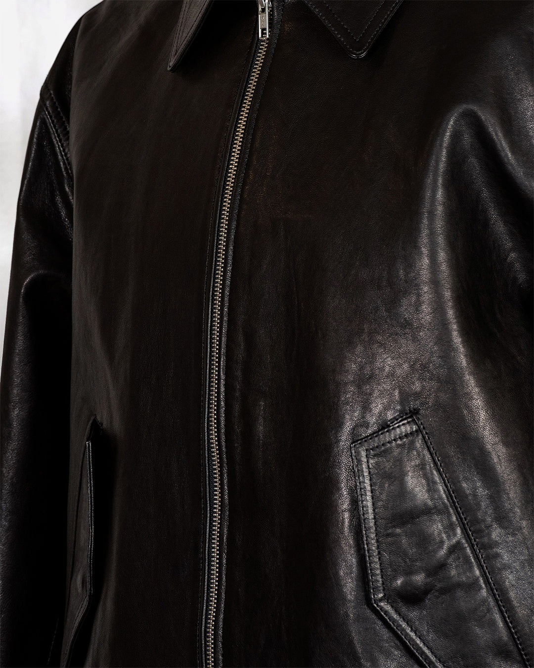 Bomber in pelle