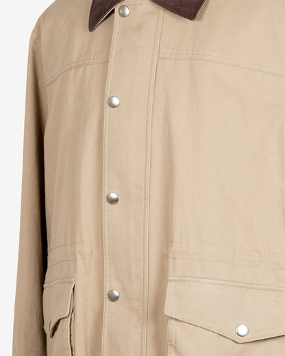 Giacca in cotone beige
