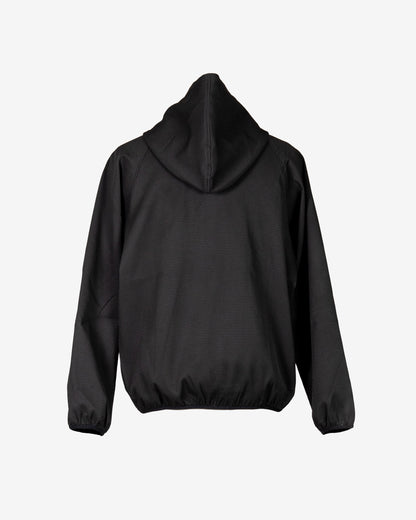 Felpa foderata in ripstop con zip