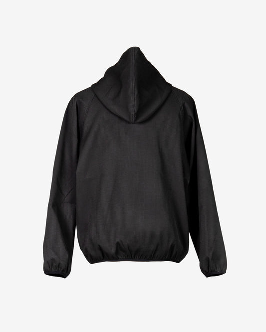 Felpa foderata in ripstop con zip